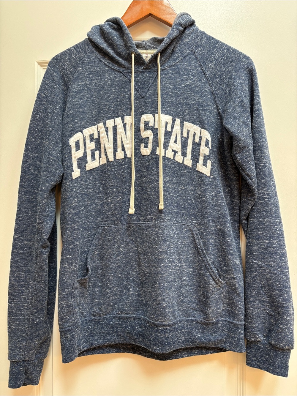 Jerzees Navy Penn State Zip-Up Hoodie, size Small